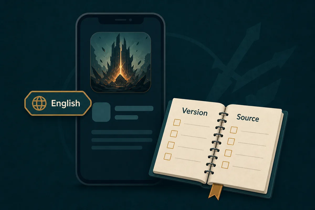 Devastate 英語版: 言語、平台、配布元を確認する方法 editorial checklist